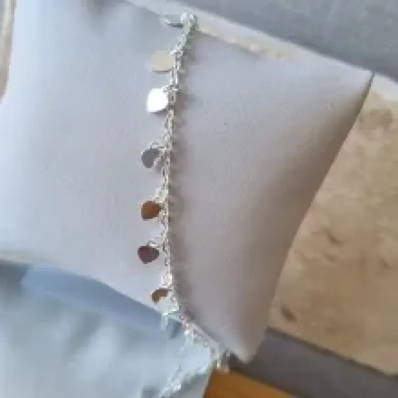 PULSEIRA PRATA PINGS CORAÇÃO