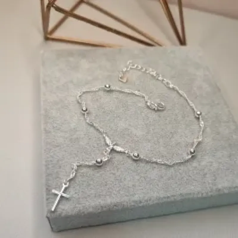 PULSEIRA PRATA TERÇO	