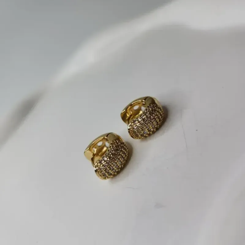 BRINCO OURO ARGOLA Z LUXO