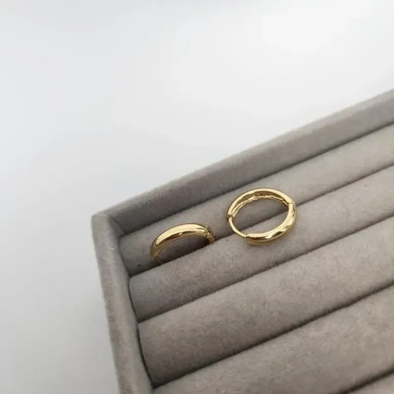 BRINCO OURO ARGOLA LISA G