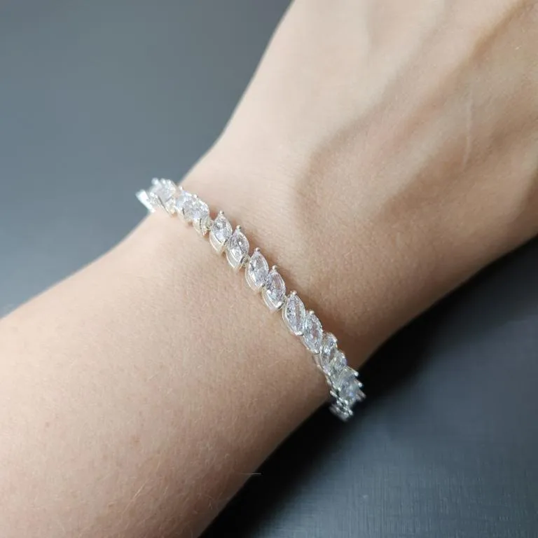 PULSEIRA PRATA LOS ESMERALDA