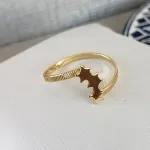 ANEL OURO 3 ESTRELAS