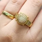ANEL OURO BOLA Z	