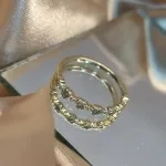 ANEL OURO CORAÇÕEZINHOS Z	