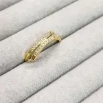 ANEL OURO FIO ABERTO ZIRC	