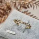 ANEL OURO FLORZINHAS ZIRC	