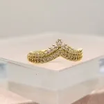 ANEL OURO PONTA ZIRC