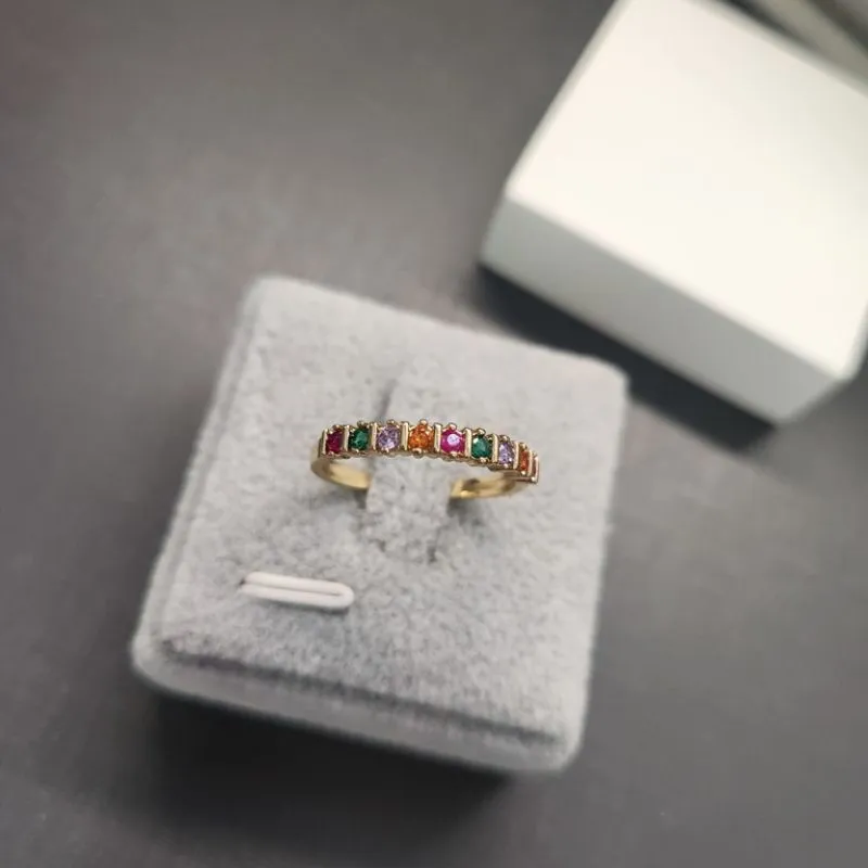 ANEL OURO RAINBOW