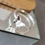 ANEL PRATA BORBOLETINHA