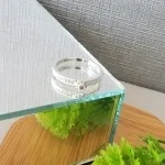 ANEL PRATA SOLITÁRIO BOLINHA Z