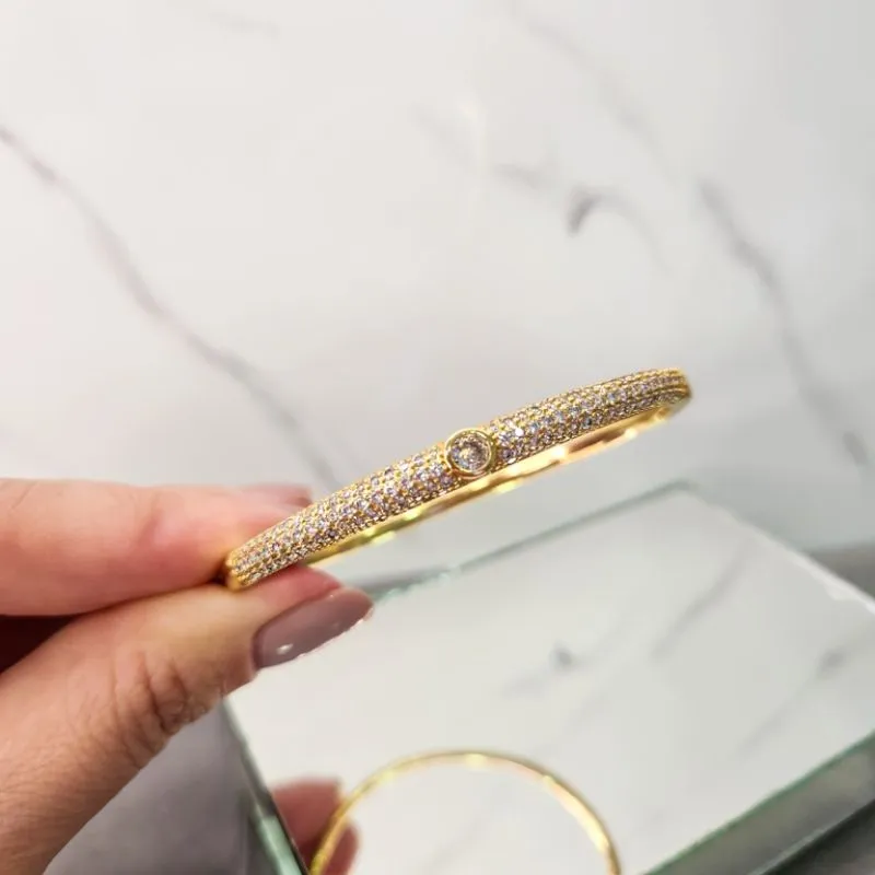 BRACELETE OURO ZIRC