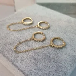 BRINCO OURO 2 ARGOLAS FIO	