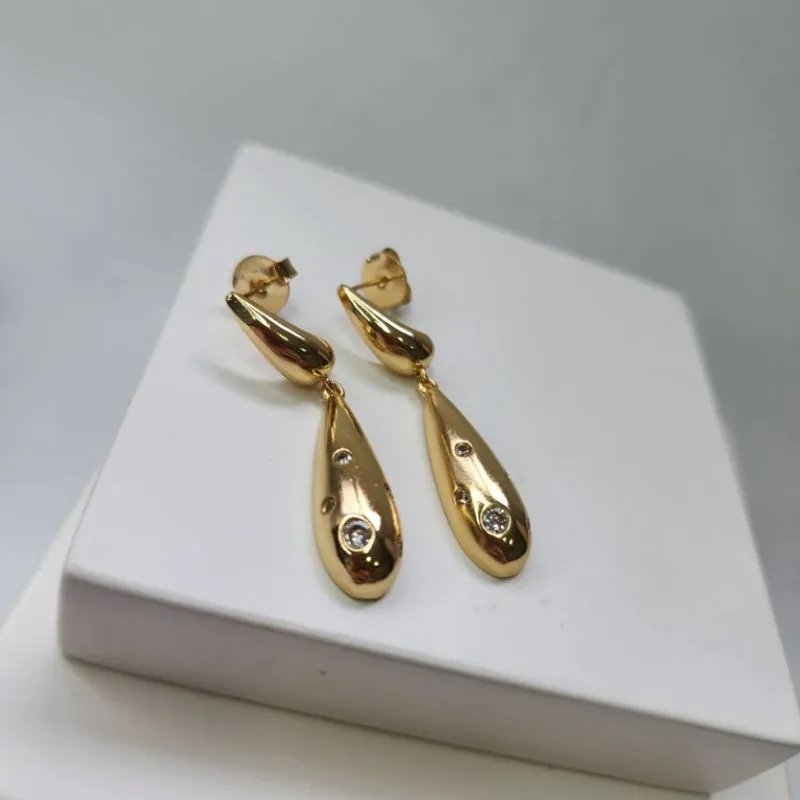 BRINCO OURO 2 GOTAS POÁ