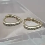 BRINCO OURO ARGOLA C ZIRCS G	