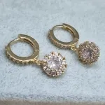 BRINCO OURO ARGOLA CIRC ZIRC	