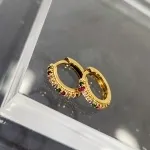 BRINCO OURO ARGOLA COLOR M	
