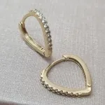 BRINCO OURO ARGOLA G CORAÇÃO Z