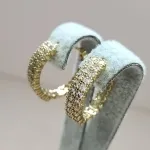 BRINCO OURO ARGOLA GROSSA GRANDE Z