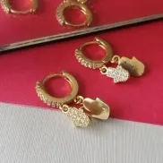 BRINCO OURO ARGOLA HAMSÁ ZIRC