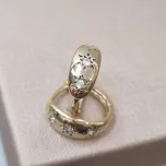 BRINCO OURO ARGOLA M PONTOS LUZ