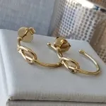 BRINCO OURO ARGOLA NÓ