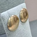 BRINCO OURO BOLA CHAPADA	