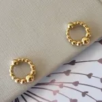 BRINCO OURO CIRC BOLINHAS
