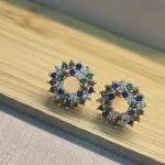 BRINCO OURO CIRC RAINBOW	