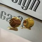 BRINCO OURO CIRCULO AMASSADO P	