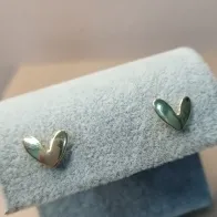 BRINCO OURO CORAÇÃO TORTO