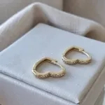 BRINCO OURO CORAÇÃO Z G