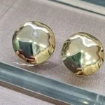 BRINCO OURO DISCO AMASSADO	