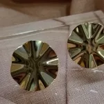 BRINCO OURO DISCO RAIOS	
