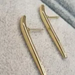 BRINCO OURO EAR CUFF RISCO	