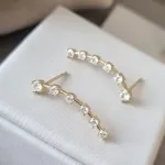 BRINCO OURO EAR CUFF ZIRC	