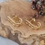 BRINCO OURO EAR HOOK CORRENTE CHAPADA