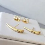 BRINCO OURO EAR HOOK LISA