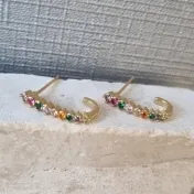 BRINCO OURO EAR HOOK M ZIRC R	