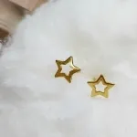 BRINCO OURO ESTRELINHA VAZADA	