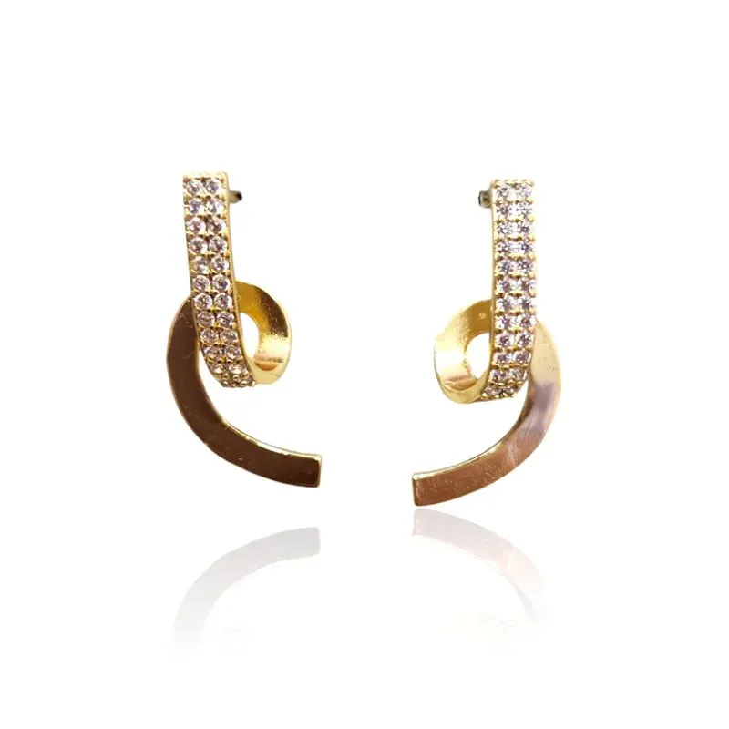 BRINCO OURO FIO TORTO L Z
