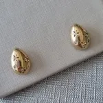 BRINCO OURO GOTA POÁ