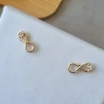 BRINCO OURO INFINITO VAZADO