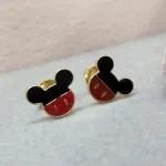 BRINCO OURO MICKEY
