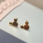 BRINCO OURO MICKEY