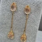 BRINCO OURO PINO MORGANITA GOTA