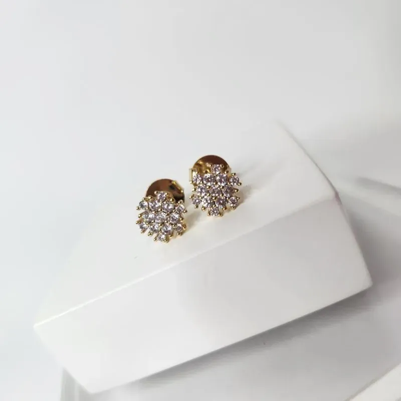BRINCO OURO ZIRCÔNIAS