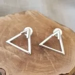 BRINCO PRATA 2 EM 1 TRIANGULO