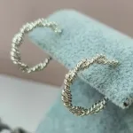 BRINCO PRATA ARGOLA ASPIRAL	