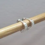 BRINCO PRATA ARGOLA C ZIRCS P	