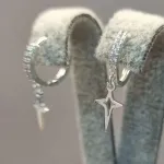 BRINCO PRATA ARGOLA FLASH ZIRCS	